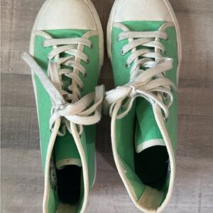 Green High-Top women’s Sneakers